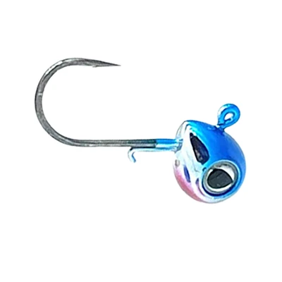 Walleye Nation Creations Tearjerker Flash Tungsten Underspin Jig - Blue Chrome