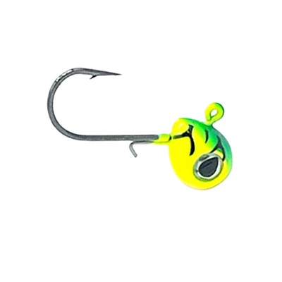Walleye Nation Creations Tearjerker Flash Tungsten Underspin Jig - Firetiger