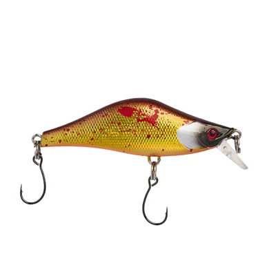 Neverskunk Whacky Wobbler Crankbait - Wounded Gold Red