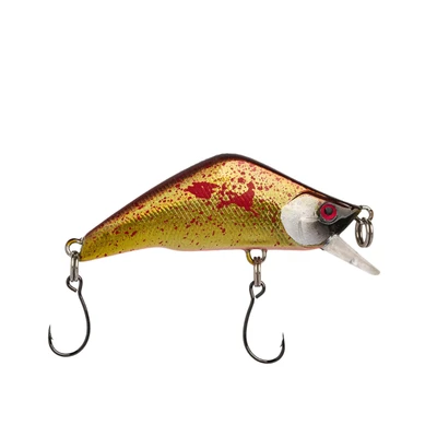 Neverskunk Widdle Wobbler Crankbait - Wounded Gold Red