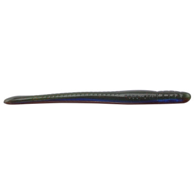 Roboworm Fat Straight Tail Worms Aaron's Magic Red-Black Flake