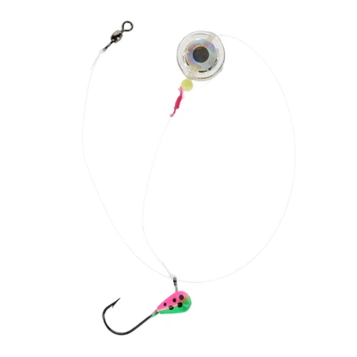 JB Lures Blinky Dub'l Drop Rig - Glow Watermelon