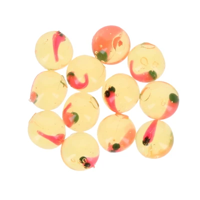 Cleardrift Super Natural Soft Beads - Natural Orange / Hot Pink Dot