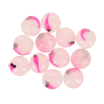 Cleardrift Super Natural Soft Beads - Washed Out / Hot Pink Dot