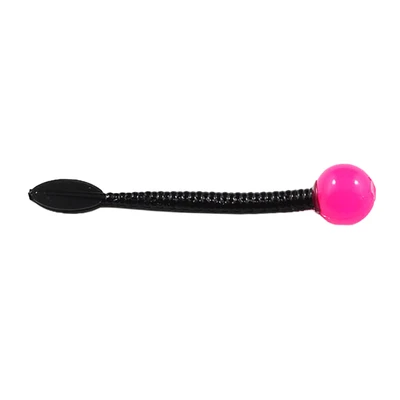 Cleardrift Egg Tails Soft Bait - Hot Pink / Black Tail