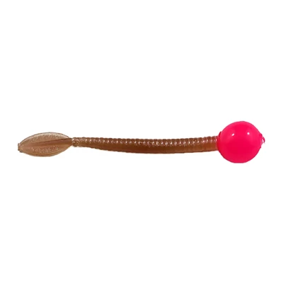 Cleardrift Egg Tails Soft Bait - Hot Pink / Nightcrawler Tail