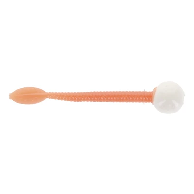 Cleardrift Egg Tails Soft Bait - White / Earthworm Tail