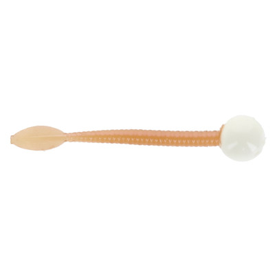 Cleardrift Egg Tails Soft Bait - White / Nightcrawler Tail