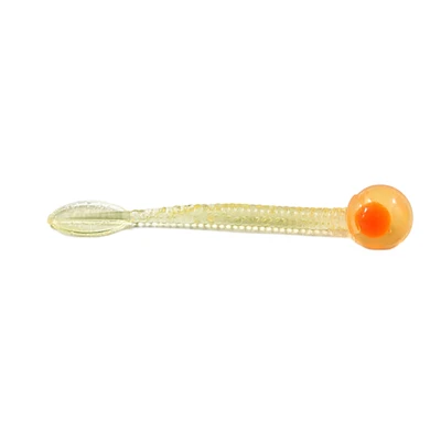 Cleardrift Egg Tails Soft Bait - Natural Orange-Orange Dot / Natural Orange Tail