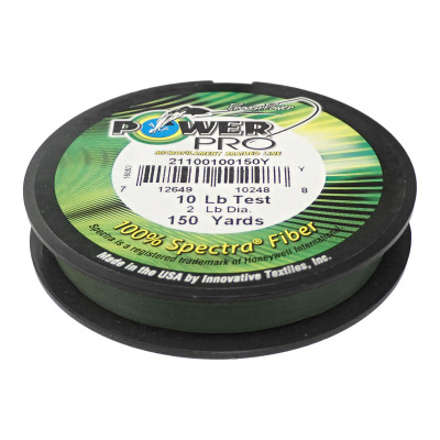 PowerPro Braided Fishing Line 300 Yards, Yellow