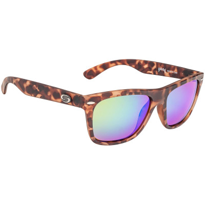 Strike King SK Plus Polarized Sunglasses Cash - Matte Tortoiseshell-Green Mirror