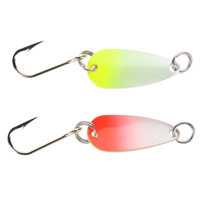 Poulsen Cascade Wild Weasel Spoon - Pearl - Chartreuse-Flame Flip