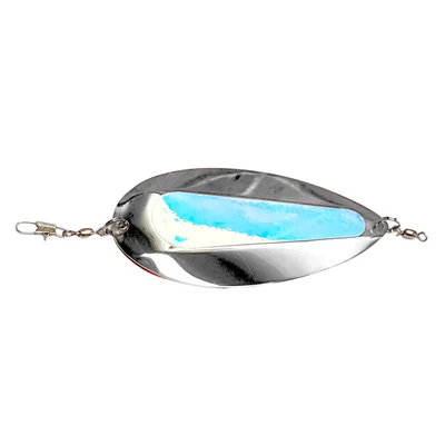Poulsen Cascade Arrow Dodger - Nickel-Moon Glow Center