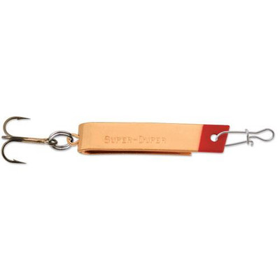 Luhr Jensen Super Duper Spoon Copper-Red Head