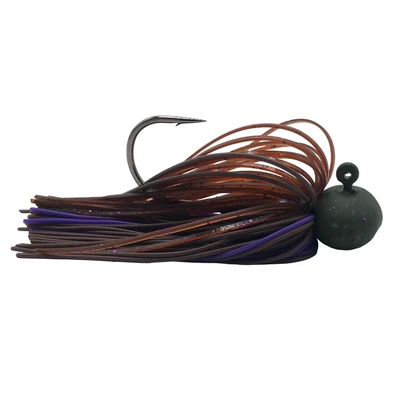 Beast Coast Hand-Tied L-Metal OW Sniper Jig - Stealth PB&J