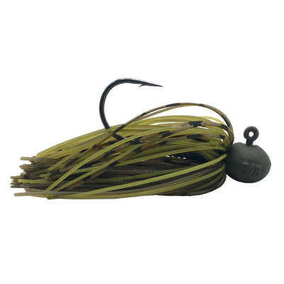 Beast Coast Hand-Tied L-Metal OW Sniper Jig - Stealth Pumpkin