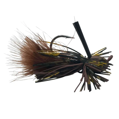 Beast Coast Hand-Tied Hustler Hybrid Finesse Jig - Stealth Craw