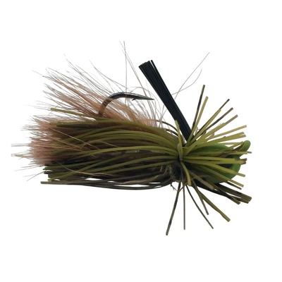 Beast Coast Hand-Tied Hustler Hybrid Finesse Jig - Stealth Pumpkin