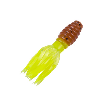 Strike King Mr. Crappie Crappie Thunder Soft Bait Pumpkinseed-Chartreuse
