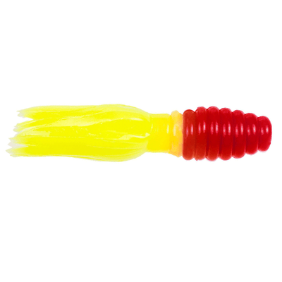 Strike King Mr. Crappie Crappie Thunder Soft Bait Red-Chartreuse