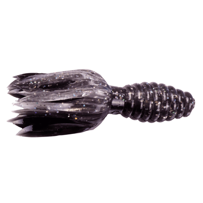 Strike King Mr. Crappie Crappie Thunder Soft Bait Tuxedo Black-Sparkle