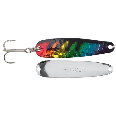 Michigan Stinger Scorpion Spoon Copper Back Oil Slick 2-1/4