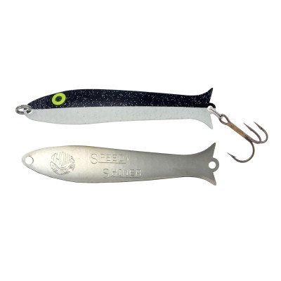 2 Packs Thomas Speedy Shiner Trolling Sooon 1/6 OZ Orange With Black Dots