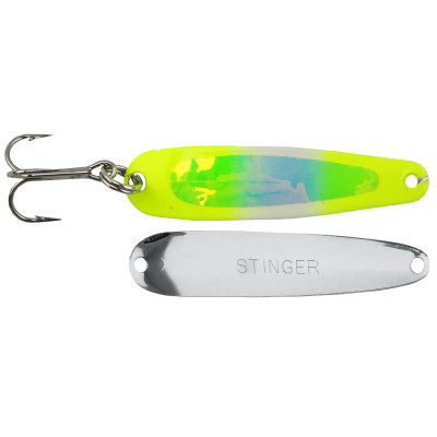 Michigan Stinger Scorpion Spoon Copper Back Oil Slick 2-1/4