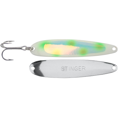 Michigan Stinger Standard Spoon UV Green Glo Dot Trans