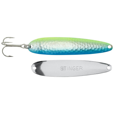 Michigan Stinger Standard Spoon Blue Dolphin Neon Glow