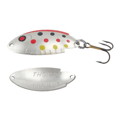 2 Thomas Buoyant 1/6 oz & 1/4 oz Nickel Fishing Lures Package Rainbow