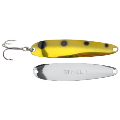 Michigan Stinger Spoon Standard Orange UV HUD Gold 3-3/4