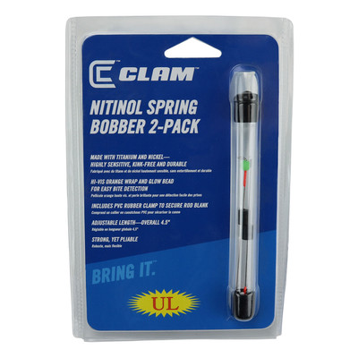 Clam Nitinol Spring Bobbers Ultra 2-Pack Item 9576