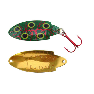 THOMAS FISHING LURES Buoyant T 101-BFR Fishing Lure, Spoon, Bass