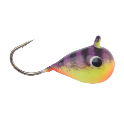 Clam Drop Jig Glow Purple Tiger