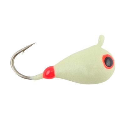 Clam Drop Jig Glow White