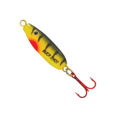 Northland UV Buck-Shot Spoon Green Perch