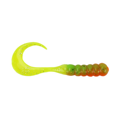 Berkley PowerBait 3 in. Ribbontail Grubs Firetiger