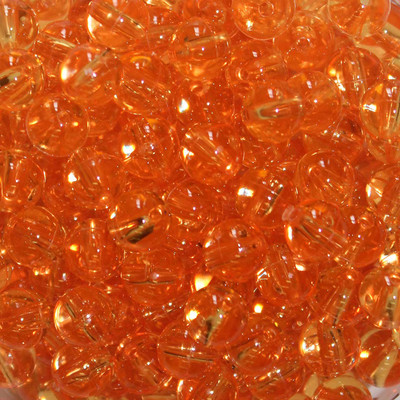 TroutBeads Orange-Clear