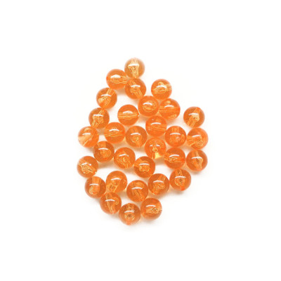 Troutbeads Orange-Clear