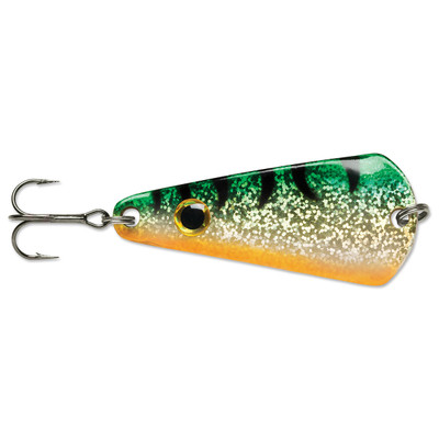 VMC Tingler Spoon 3/16 oz Flutter Lure Glow Gold Fish Jagged Tooth Tackle