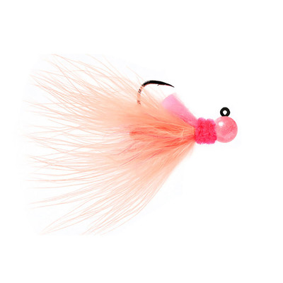 Hawken Marabou Series AeroJig Pearl Pink-Cerise-Pink-Peach