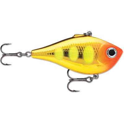 Rapala #5 Rippin' Rap Lipless Crankbaits (Lot of 2-Green Tiger  UV/Firetiger)