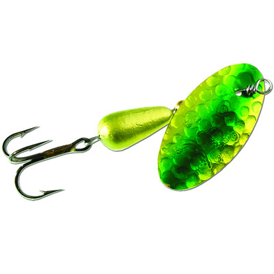 Panther Martin Hammered Spinner Hammered Lime Chartreuse