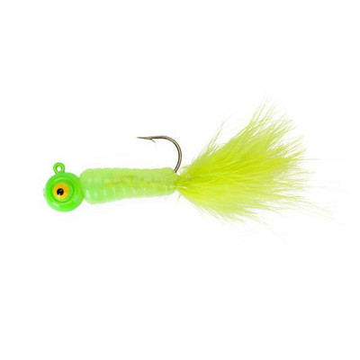 Lindy Fuzz-E Grub Jigs Chartreuse Shad