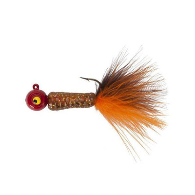 Lindy Fuzz-E Grub Jigs Sunburst Orange