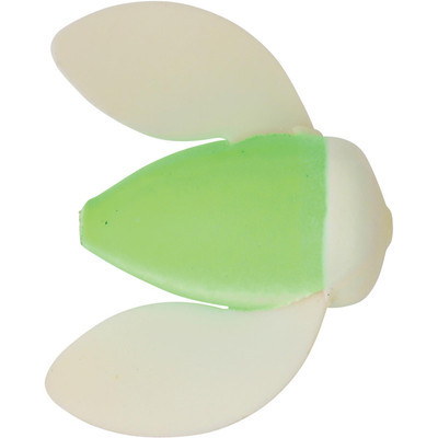 Worden's Spin N Glo Bodies, 3pk, Size 12, 1/2 inch, Egg Fluorescent