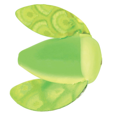 Worden's Spin-N-Glo Chartreuse Wings - Lime Chartreuse