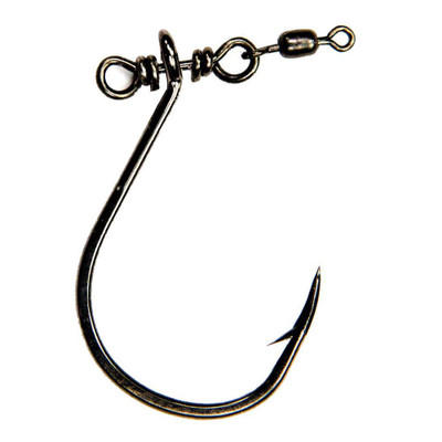 Mustad 10546NP-RB Red Drop Shot Hooks Size 4 Jagged Tooth Tackle