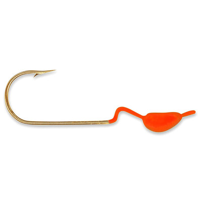 Charlie Brewer's Weedless Crappie Slider Heads Orange